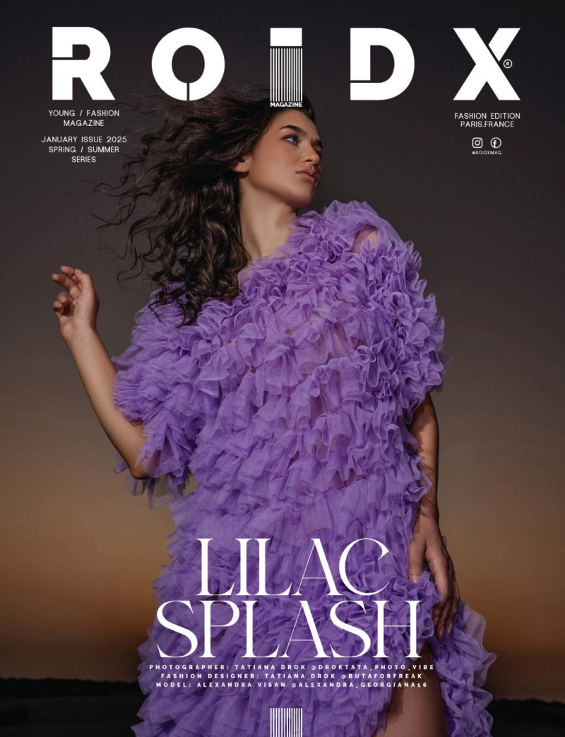 Alexandra Visan featured on the Roidx cover from January 2025