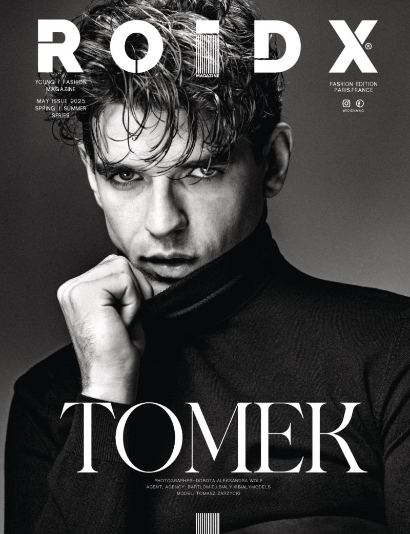 Tomasz Zarzycki featured on the Roidx cover from May 2025