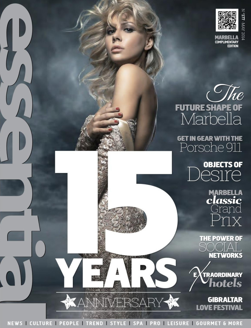  featured on the Essential Marbella Magazine cover from May 2014