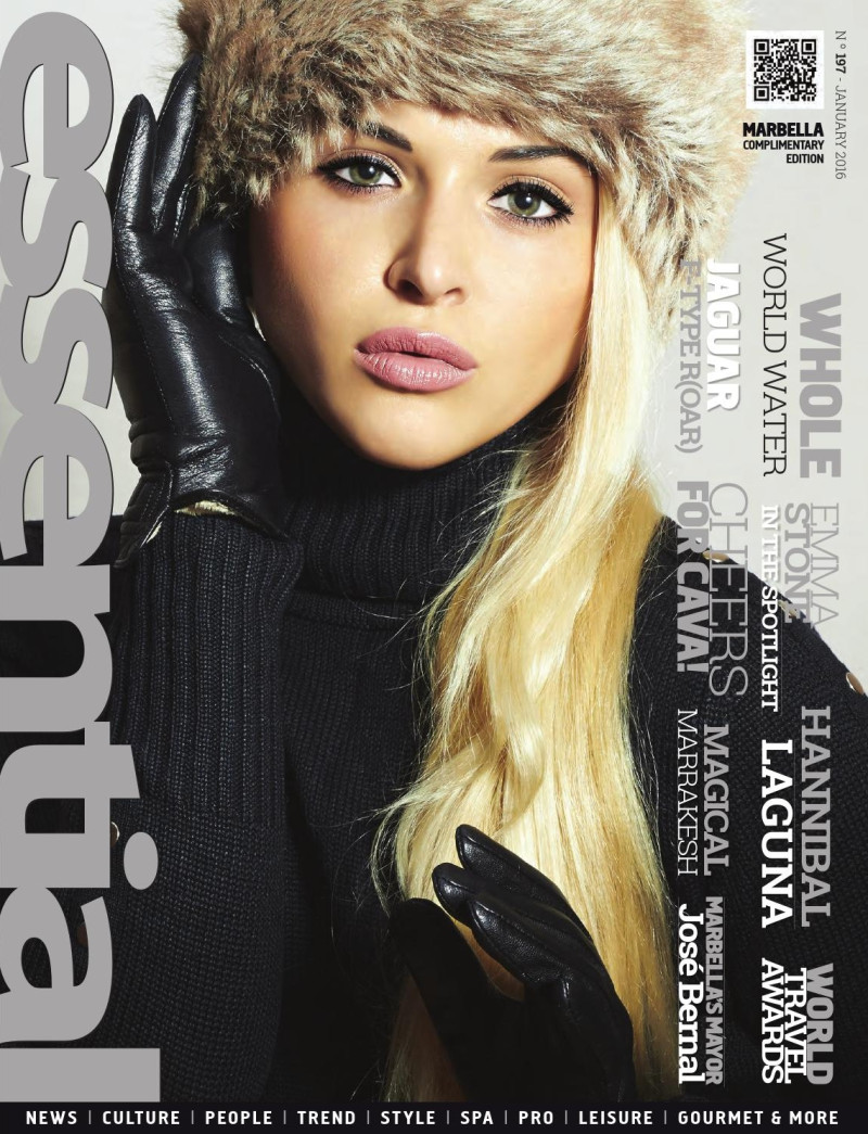 featured on the Essential Marbella Magazine cover from January 2016