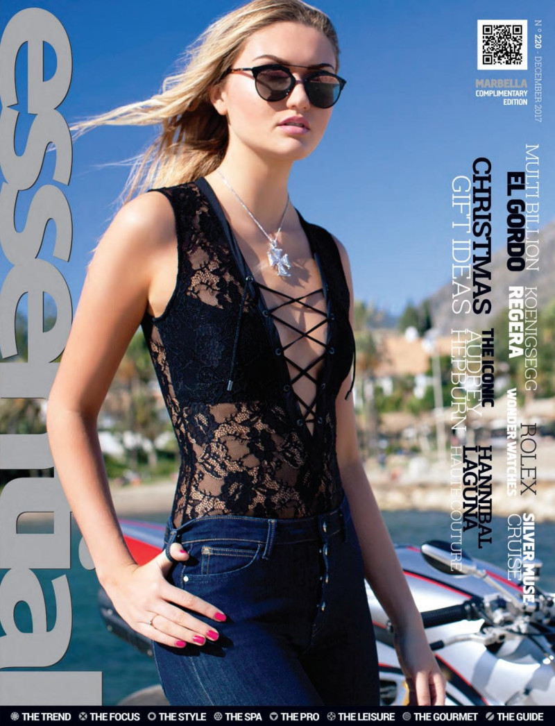  featured on the Essential Marbella Magazine cover from December 2017