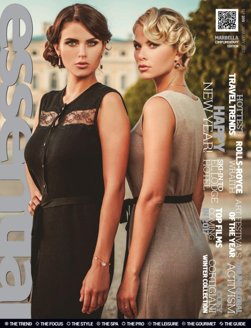  featured on the Essential Marbella Magazine cover from January 2017