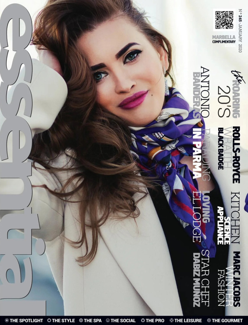  featured on the Essential Marbella Magazine cover from January 2020