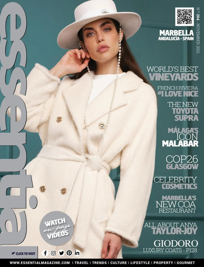  featured on the Essential Marbella Magazine cover from November 2021