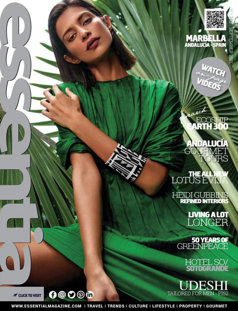  featured on the Essential Marbella Magazine cover from September 2021