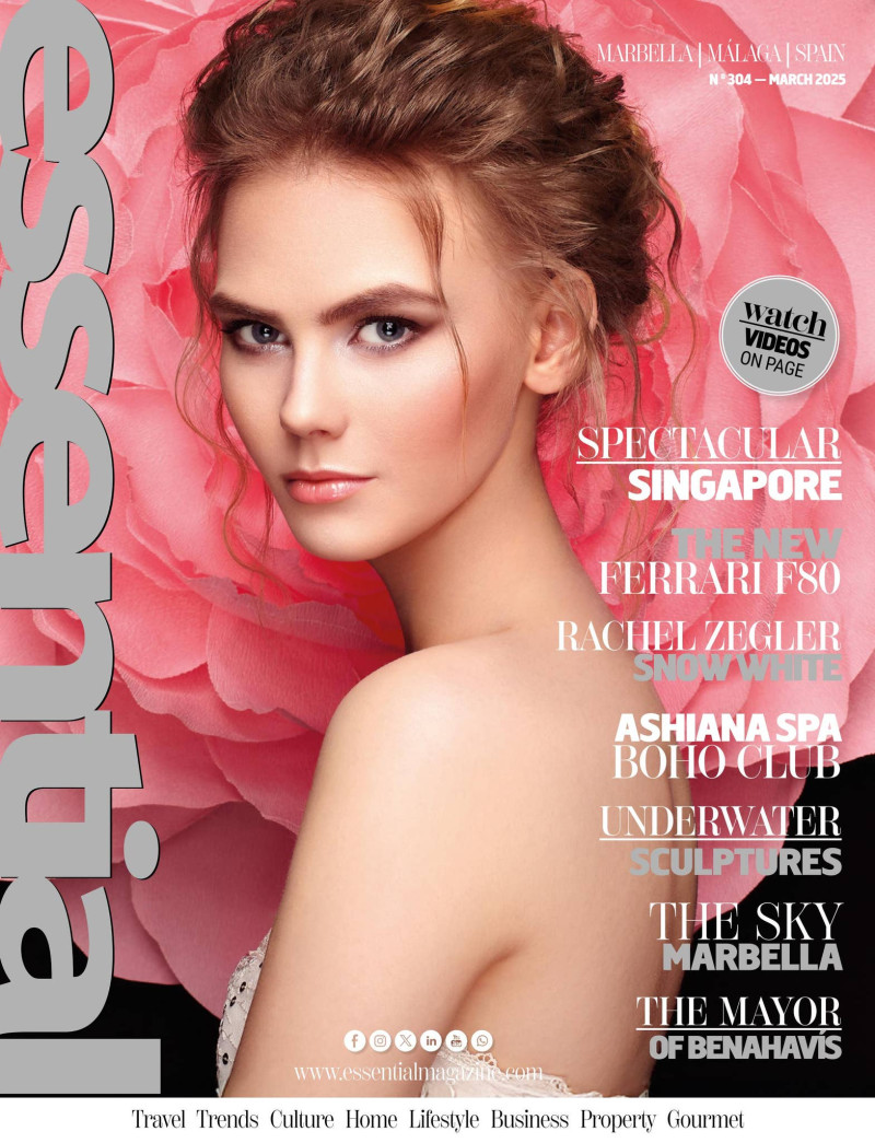  featured on the Essential Marbella Magazine cover from March 2025