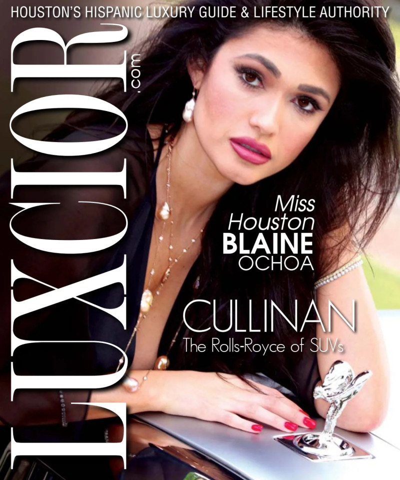 Blaine Ochoa featured on the Luxcior cover from July 2019