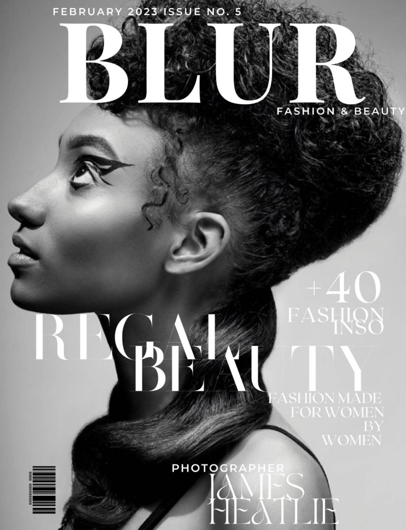 Misseti Huth featured on the Blur cover from February 2023