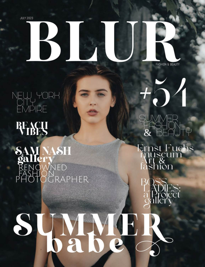  featured on the Blur cover from July 2023