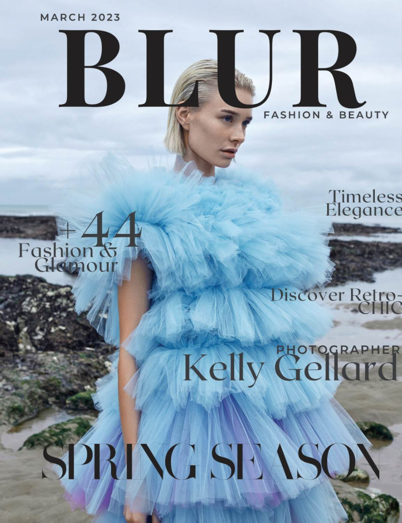 Emily Streckies featured on the Blur cover from March 2023