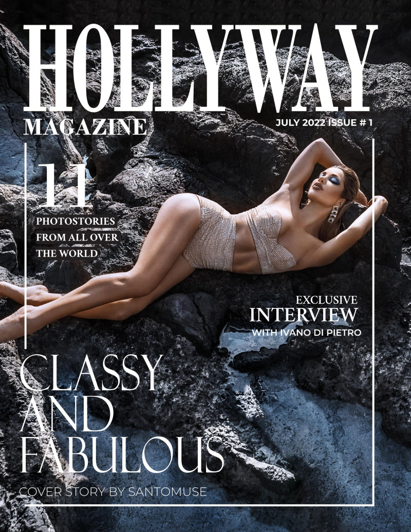 Marilena Xenou featured on the Hollyway Magazine cover from July 2022