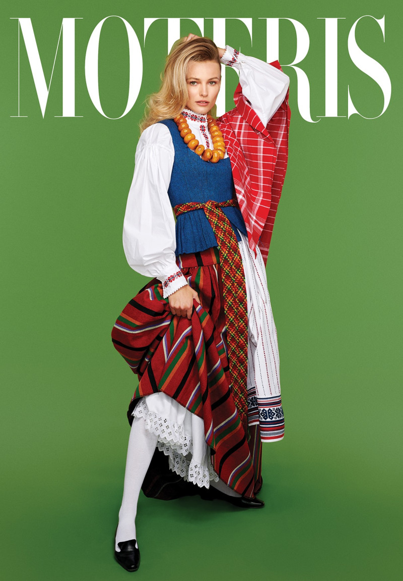 Edita Vilkeviciute featured on the Moteris cover from September 2020