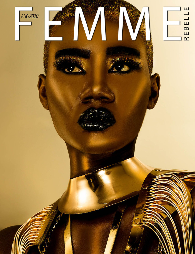 Cianneh Browne featured on the Femme Rebelle cover from August 2020