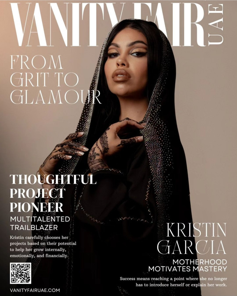 Kristin Garcia featured on the Vanity Fair UAE cover from July 2024