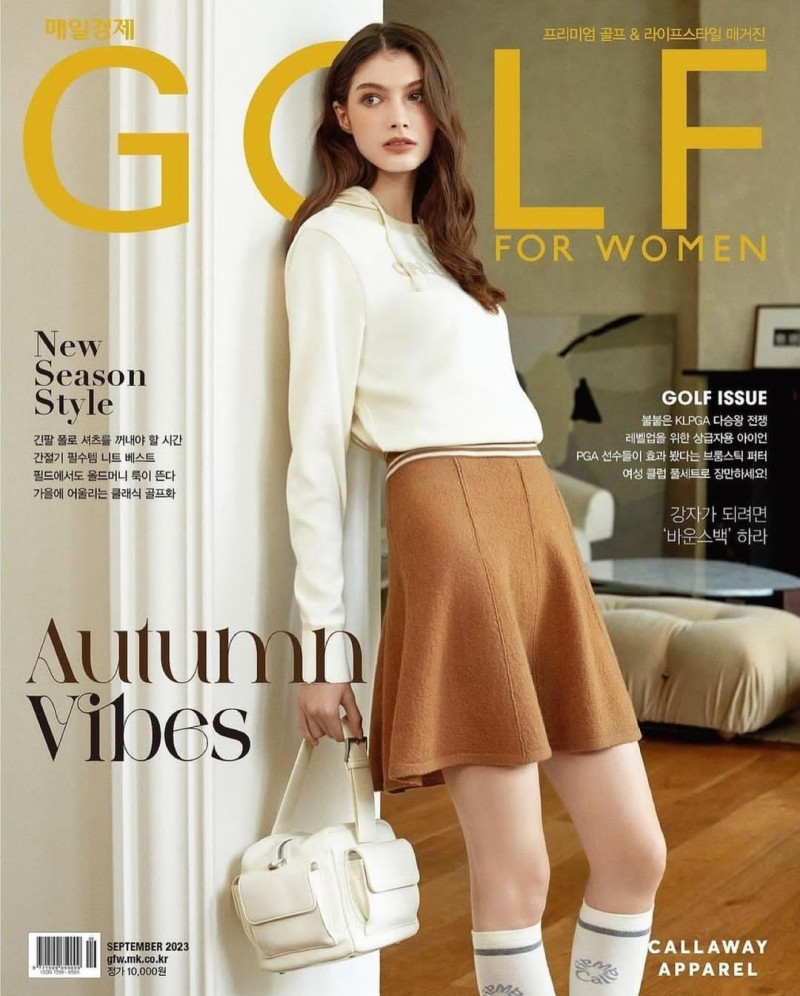 Yana Chuntu featured on the Golf For Women cover from September 2023