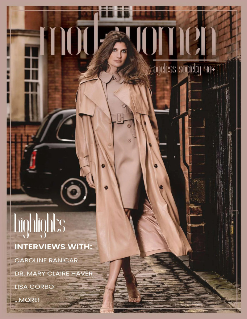 Caroline Ranicar featured on the Mod+Women cover from August 2024