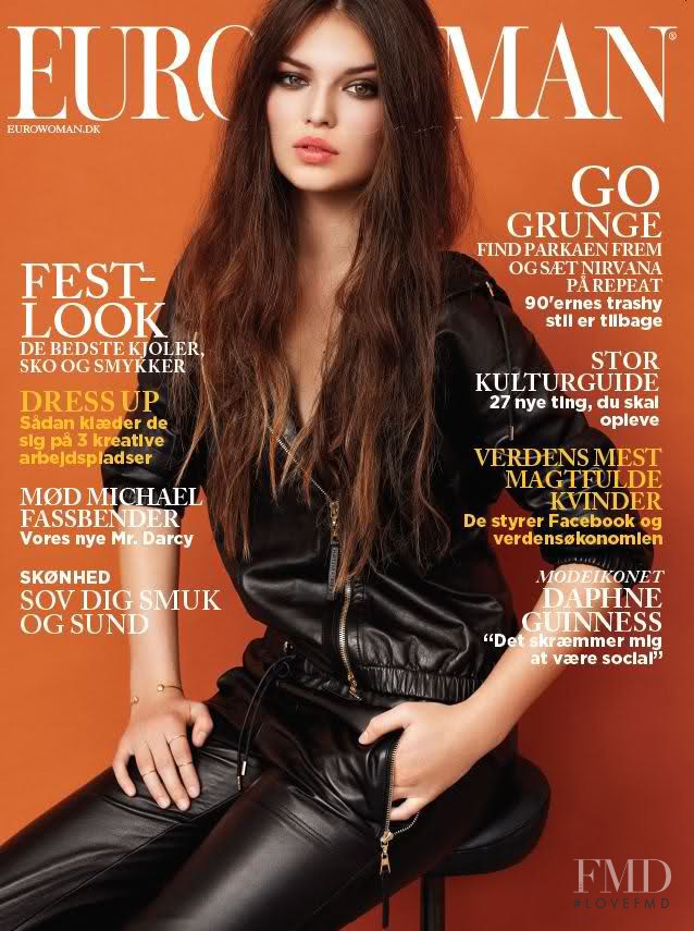 Sophie Edenhoeg featured on the Eurowoman cover from December 2011