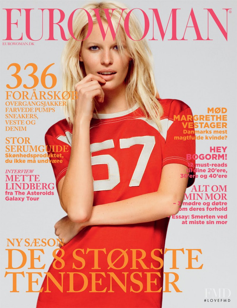 Caroline Winberg featured on the Eurowoman cover from February 2012