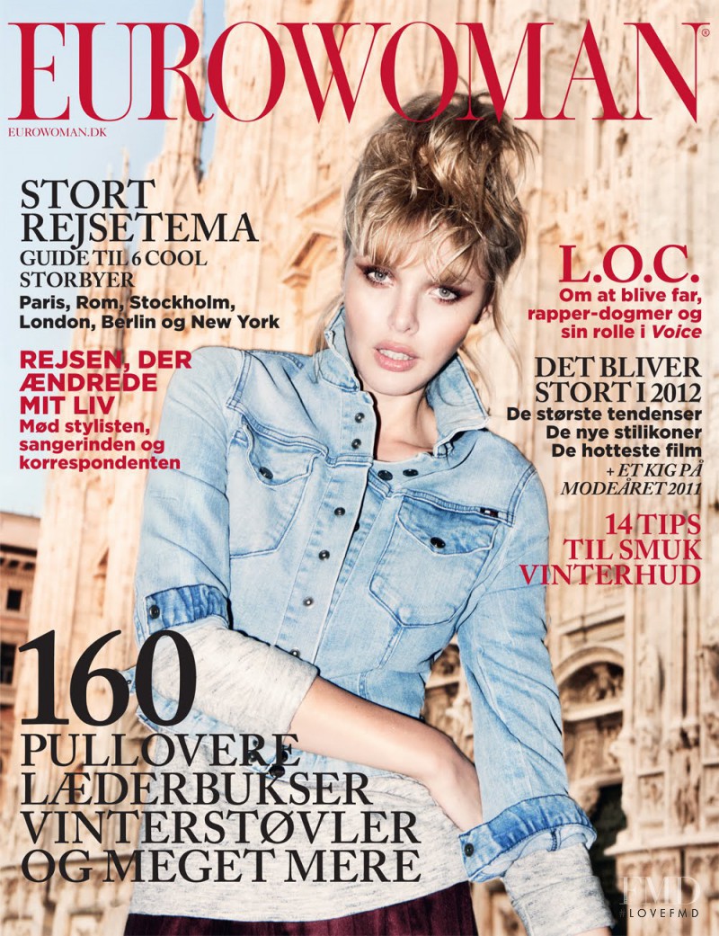 Sasha Beznosyuk featured on the Eurowoman cover from January 2012