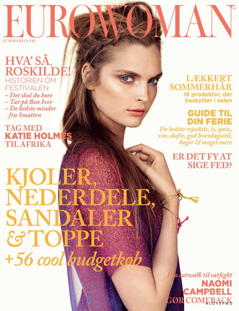 Gertrud Hegelund featured on the Eurowoman cover from July 2012