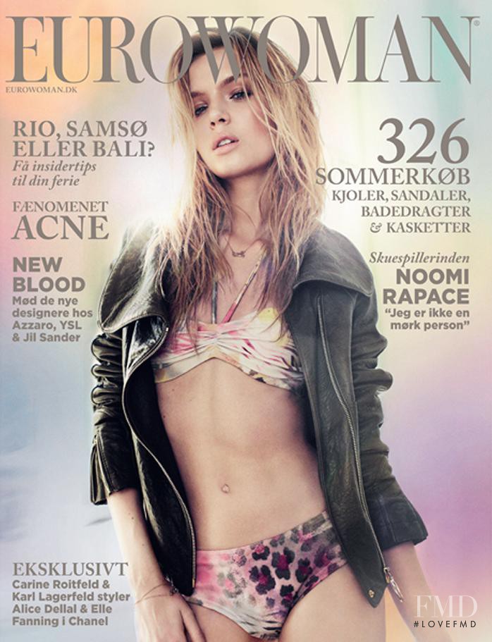 Josephine Skriver featured on the Eurowoman cover from June 2012