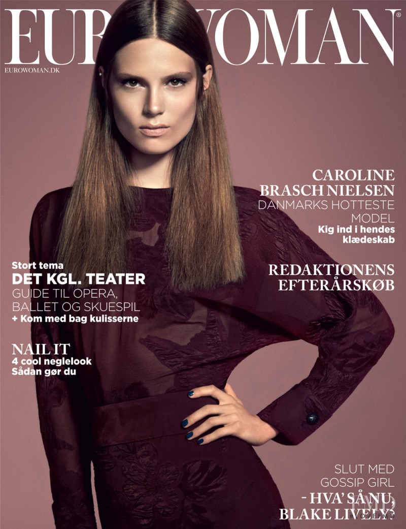 Caroline Brasch Nielsen featured on the Eurowoman cover from November 2012