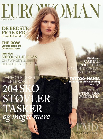 Agnete Hegelund featured on the Eurowoman cover from October 2012