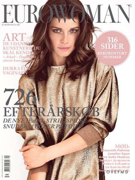 Louise Pedersen featured on the Eurowoman cover from September 2012