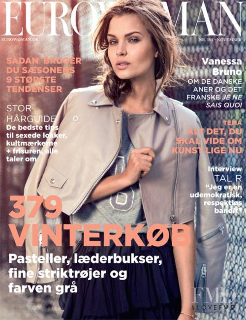 Josephine Skriver featured on the Eurowoman cover from November 2013
