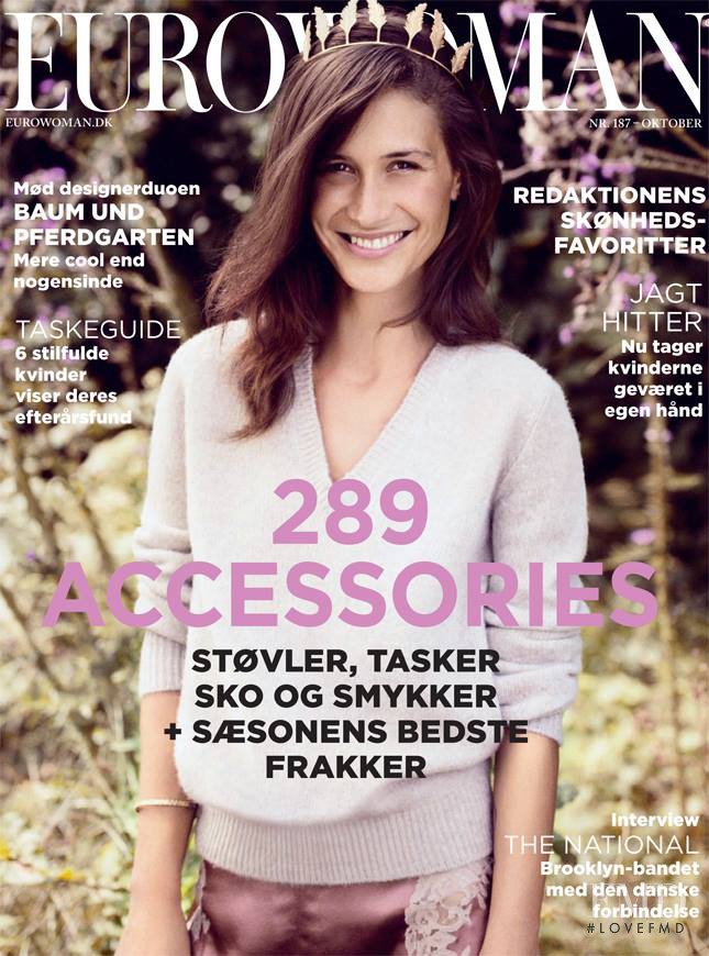 Emma Leth featured on the Eurowoman cover from October 2013