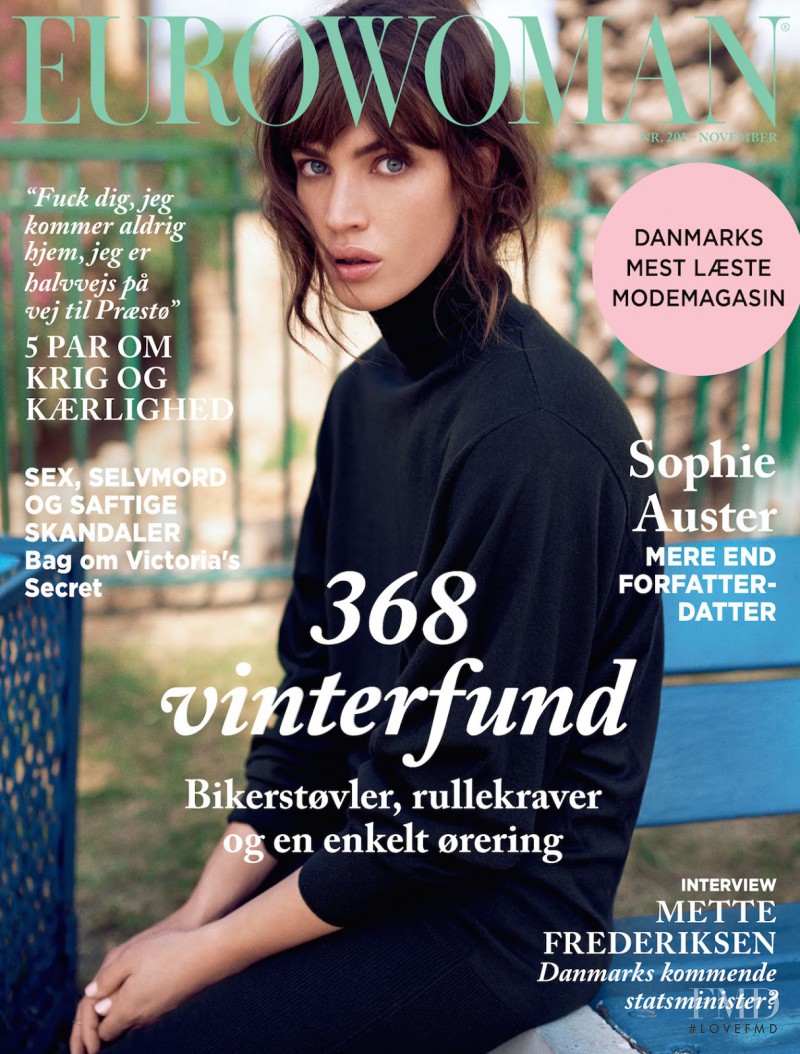 Crista Cober featured on the Eurowoman cover from November 2014
