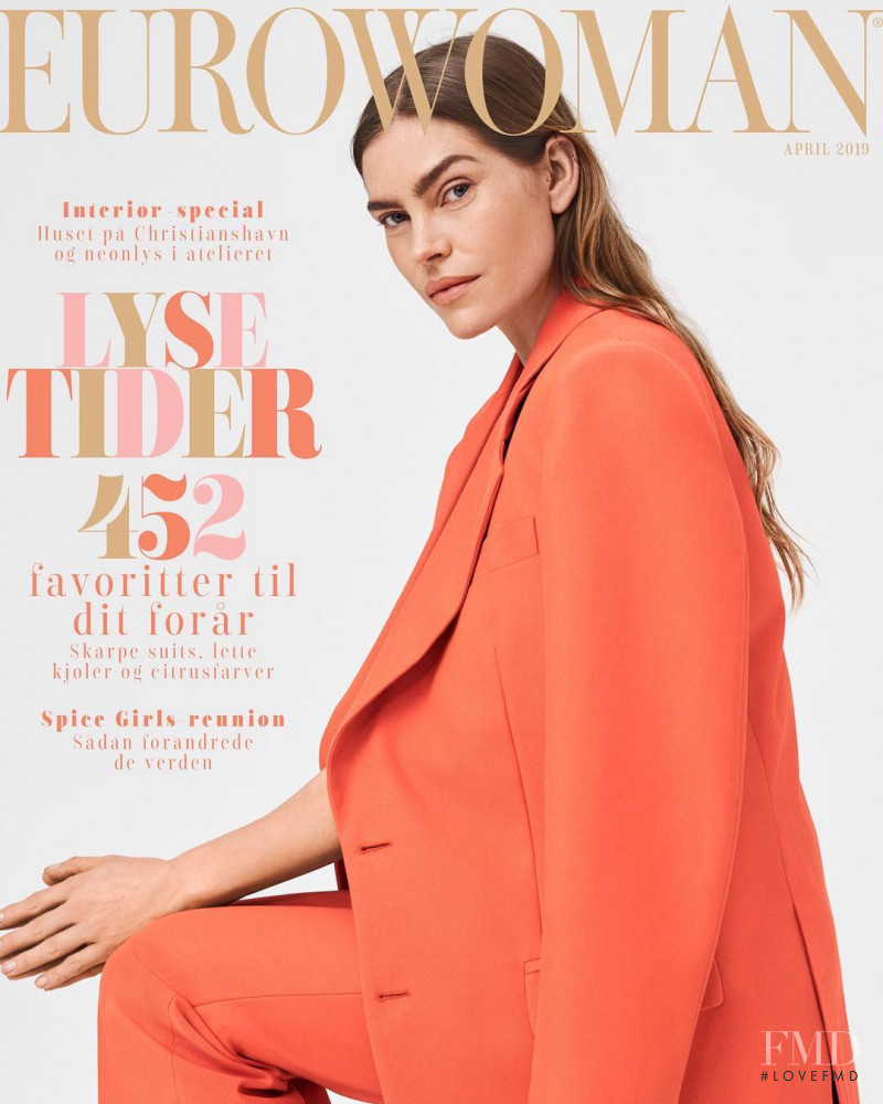 May Andersen featured on the Eurowoman cover from April 2019