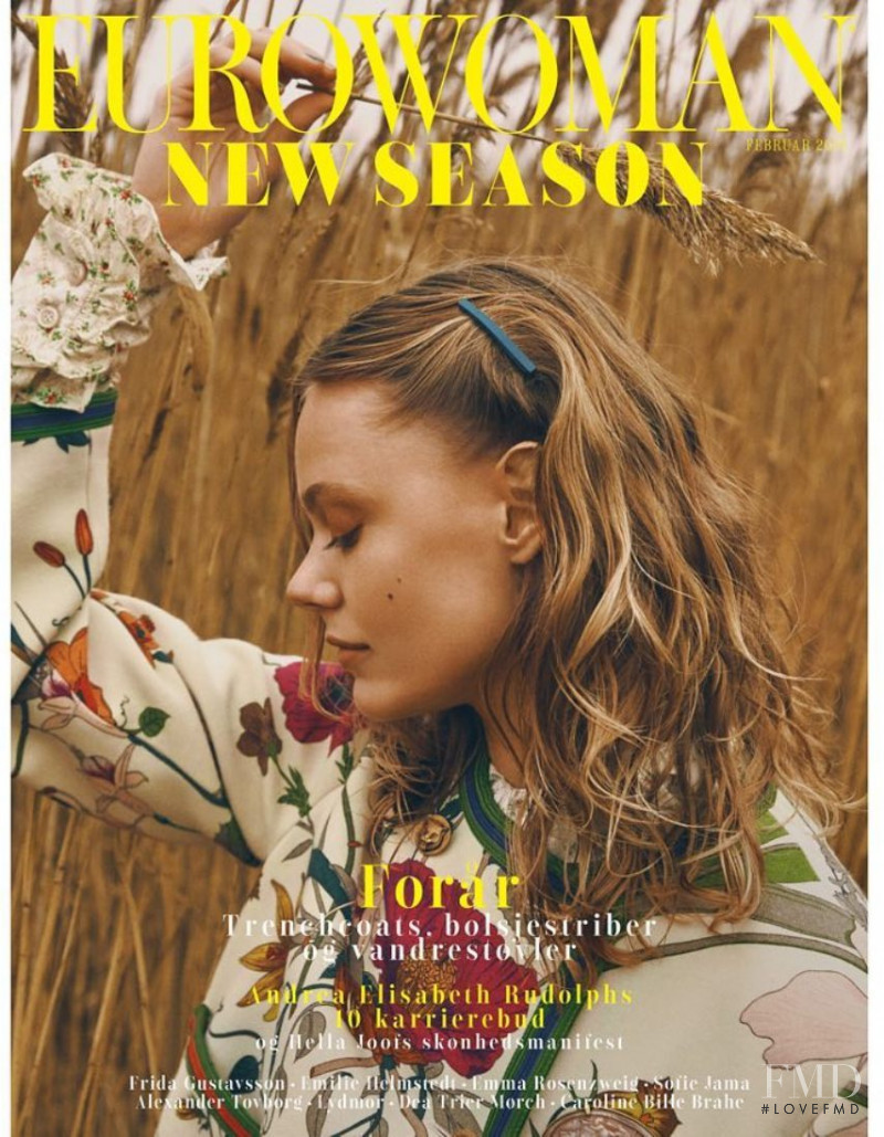 Frida Gustavsson featured on the Eurowoman cover from February 2019