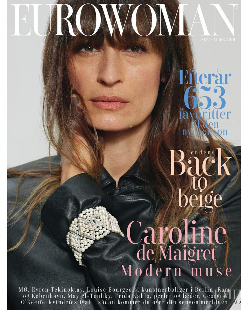 Caroline de Maigret  featured on the Eurowoman cover from September 2019