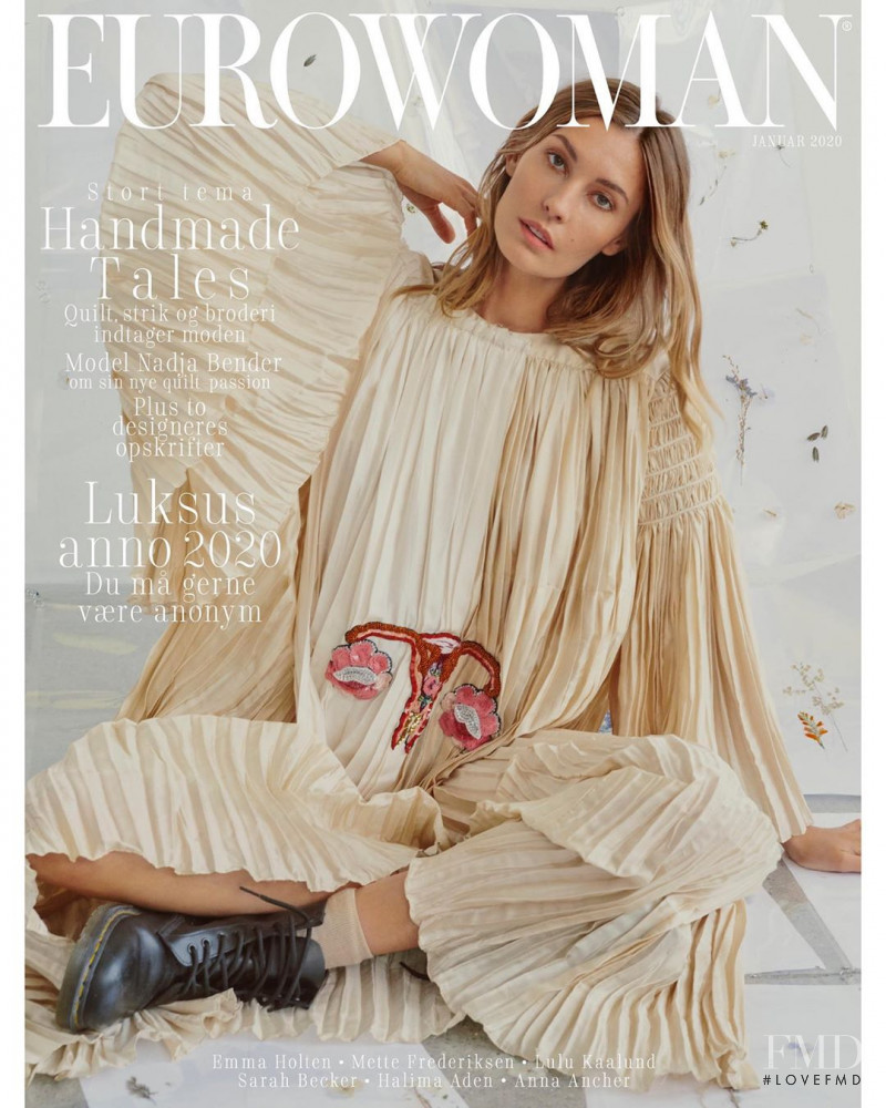 Nadja Bender featured on the Eurowoman cover from January 2020