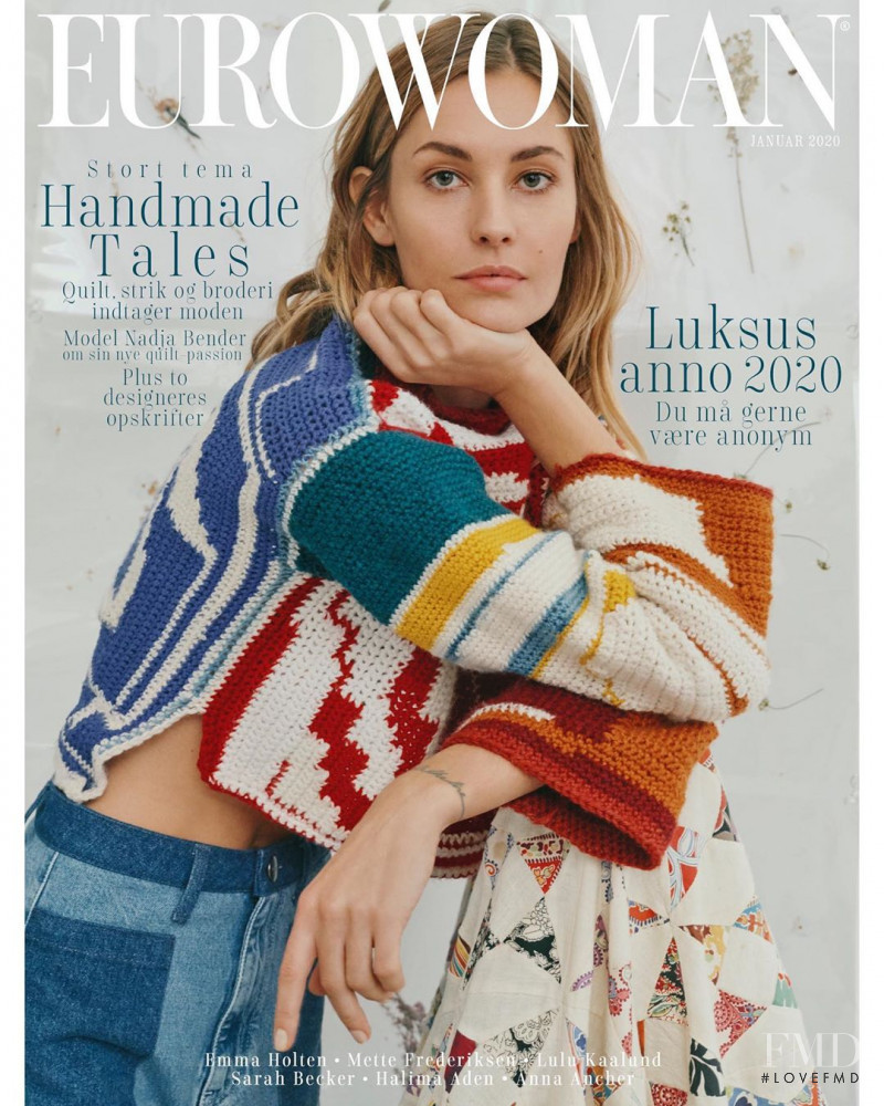 Nadja Bender featured on the Eurowoman cover from January 2020