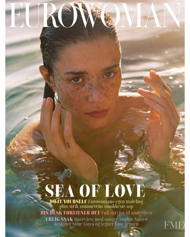 Maeva Nikita Giani Marshall featured on the Eurowoman cover from July 2020