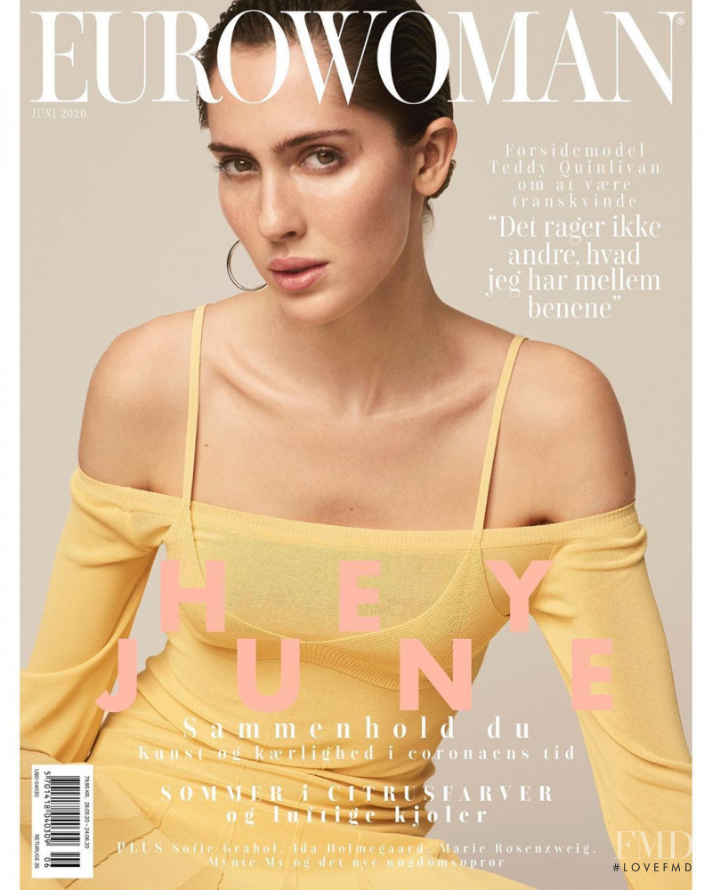 Teddy Quinlivan featured on the Eurowoman cover from June 2020