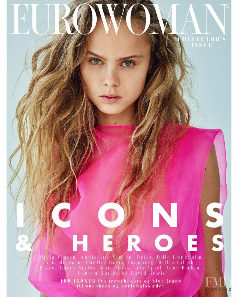 Olivia Vinten featured on the Eurowoman cover from May 2020