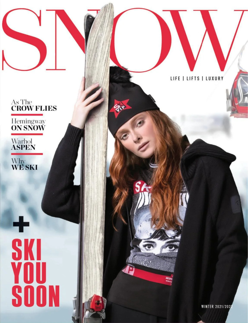 Anne Gilliam featured on the Snow cover from October 2021