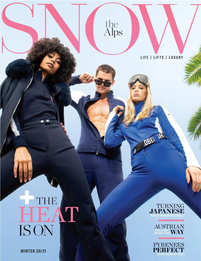 Taja, Luke, Anaiis featured on the Snow The Alps cover from December 2020