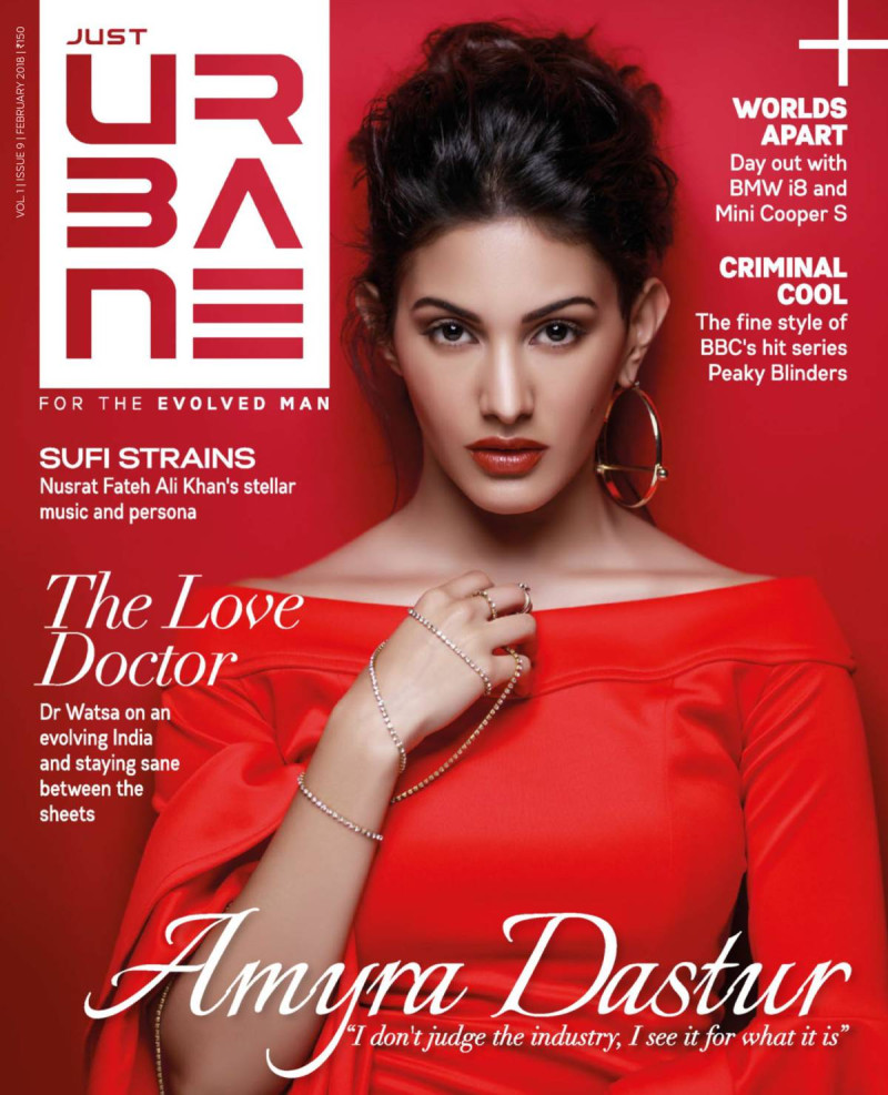 Amyra Dastur featured on the Just Urbane cover from February 2018