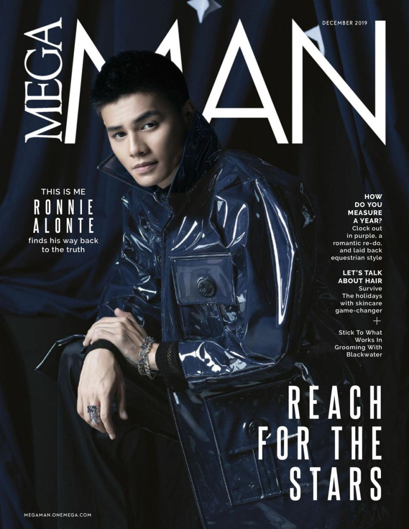 Ronnie Alonte featured on the MEGA Man cover from December 2019