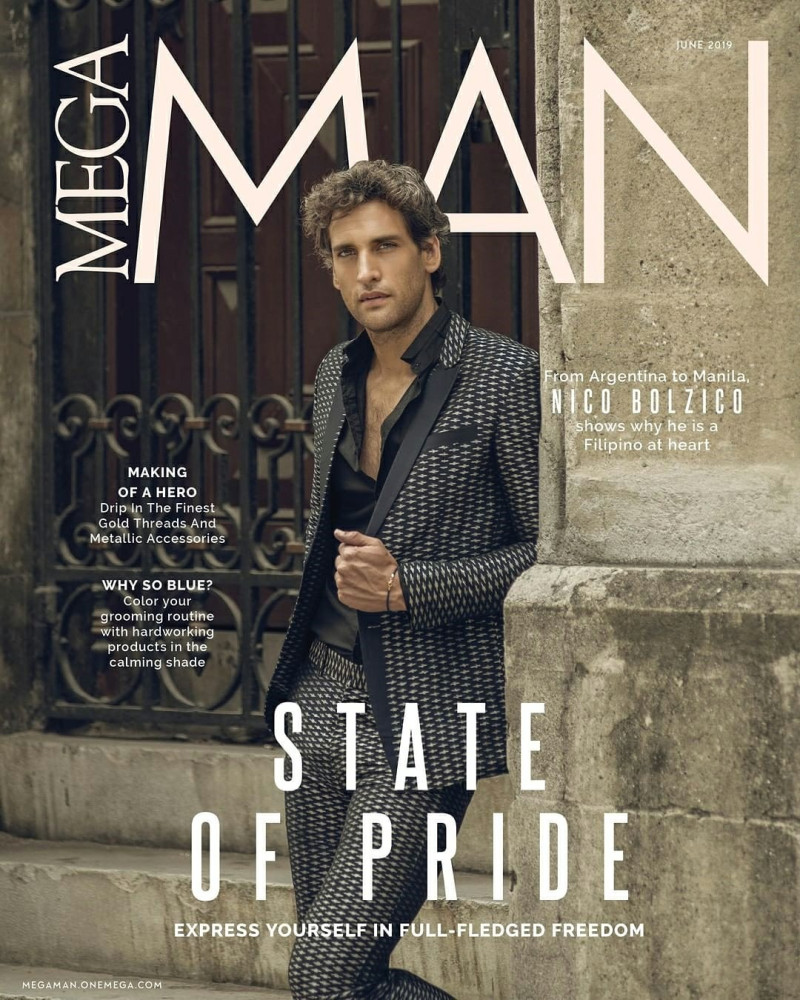 Nico Bolzico featured on the MEGA Man cover from June 2019