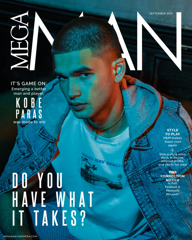 Kobe Paras featured on the MEGA Man cover from September 2019