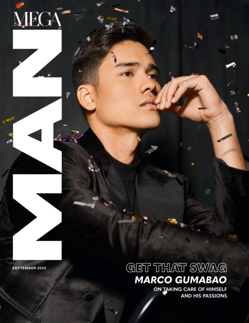 Marco Gumabao featured on the MEGA Man cover from September 2023