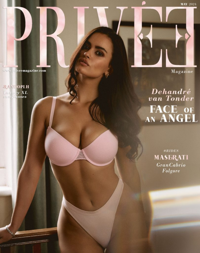 Dehandre van Tonder featured on the Privée Magazine cover from May 2024