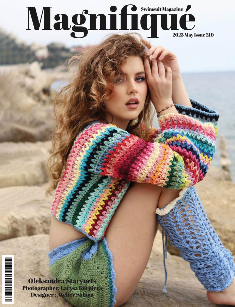 Oleksandra Starynets featured on the Magnifiqué cover from May 2023