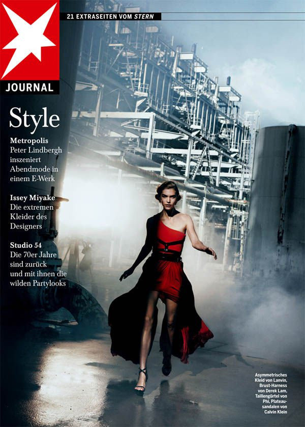 Arizona Muse featured on the Stern cover from May 2011