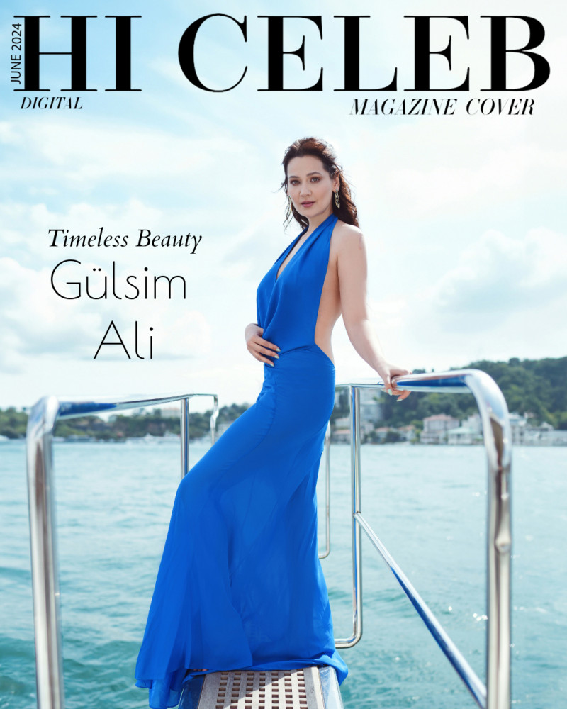 Guelsim Ali featured on the Hi Celeb Magazine cover from June 2024